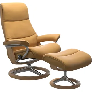 Stressless Fußhocker 57 x 43 x 47 cm Gelb