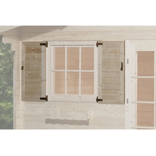 Weka Fensterladen für Fenster 91 cm x 91 cm,