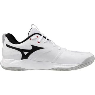 Mizuno Unisex Hallenschuhe WAVE MOMENTUM PRO V1GA2540-59 44.5 - White/Black/Fiery Red - 44.5