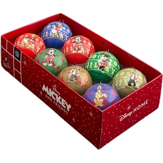 Disney Weihnachtskugeln-Set Vintage Mickey u. Freunde Ø 5,5 cm Mehrfarbig 8 Stk.