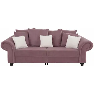 Home Affaire Big-Sofa »King Henry Mega Sofa, viel Platz, Breite 242cm, Federkern« in legerer Polsterung und vielen losen Kissen Home affaire