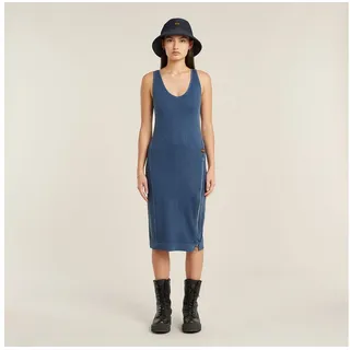 G-Star Midikleid Blau S