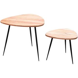 Wohnling Satztisch-Set 2-tlg. Akazie