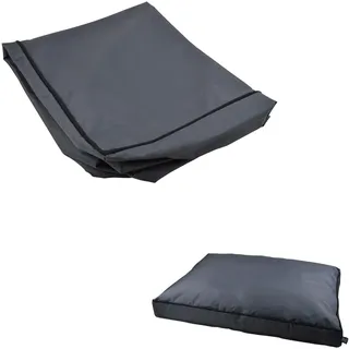 LOVE STORY Kissenbezug, rechteckig, Polyester, Oxford, 80 x 60 cm, Mix and Match, Anthrazit