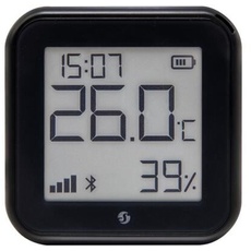 Bild H&T Gen. 3 Matte Black Funk-Temperatursensor, -Luftfeuchtesensor Bluetooth, Wi-Fi