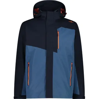 CMP - 3-in-1-Jacke für Herren, Schwarz Blau, 56