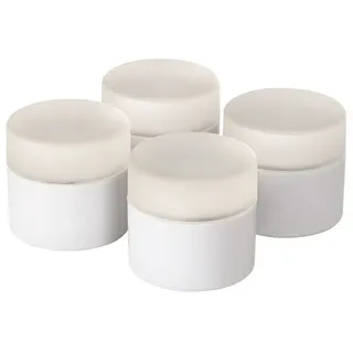 Duni LED Mini Lamp, wiederaufladbar, 4er Set Ersatzlampen 48 x Ø 50 mm 13 Std. Weiß, 4 Stk)