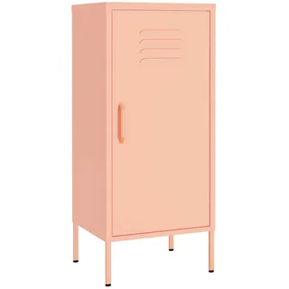 vidaXL Lagerschrank Rosa 42,5x35x101,5 cm Stahl