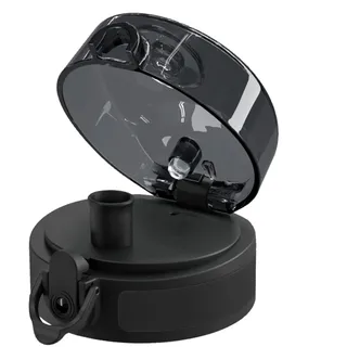 720°DGREE Original Ersatz-Deckel “uberBottle“ - Schwarz - Größe L für 650ml, 1000ml, 1500ml, 2000ml & 2300ml - Sportdeckel kompatibel für “simplBottle“ - Achtung: Größe L nur für 650ml und größer