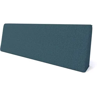 Pillows24 Palettenkissen Seitenkissen 60x40, Wasserabweisend & UV-fest | Palettenkissen Outdoor für Europaletten 120x80, abnehmbarer Bezug, Palettenuflage für Palettensofa, Made in EU, Türkis