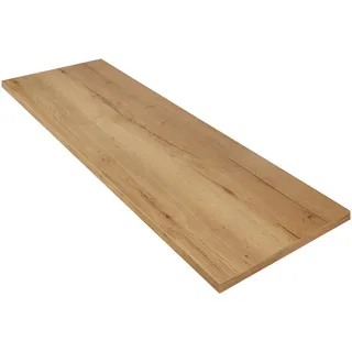 Nobilia Arbeitsplatte , Eichefarben , Holzwerkstoff , 60x4x180 cm , Blauer Engel, Pefc, Goldenes M, Made in Germany, DGM-Klimapakt , Küchen, Küchenmöbel, Küchenschränke, Küchenarbeitsplatten
