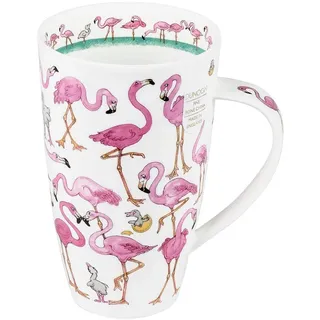 Henley Dunoon Becher Flamingo 600 ml Design Porzellan Kaffeetasse Kaffee Tasse