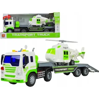 SET - ABSCHLEPPWAGEN + HUBSCHRAUBER - Spielzeug mit SOUND WY571D