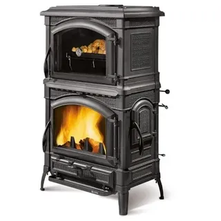 La Nordica-Extraflame Isotta Forno Evo Gusseisen Schwarz