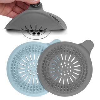 Flintronic 2 Stück Abflusssieb Silikon, Spülbecken Sieb, Haarsieb Dusche, Waschbecken Sieb Abfluss Spüle, Abfluss-Sieb Sink Strainer für Küche, Badewanne, Badezimmer, Dusche