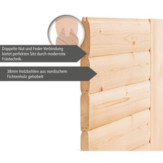 Bild von Sauna Sonja Fronteinstieg, Ofen 9 kW integr. Strg«, beige