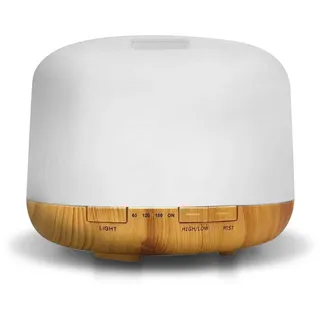 Dr Botanicals Aroma Diffuser with Wood Grain Base 1 ET