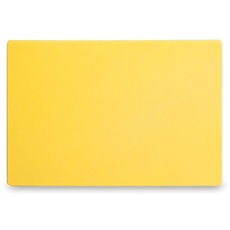 Bild von Schneidbretter, HACCP, Beidseitig nutzbar, für Geflügel, 450x300x(H)12,7mm, HDPE 500 Kunststoff, gelb