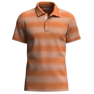 FYNCH-HATTON Poloshirt »Kurzarm Poloshirt«, Gestreiftes Muster, orange