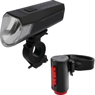 Fischer Akku-USB-LED Beleuchtungsset 80 Lux Rücklicht