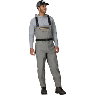 FROGG TOGGS atmungsaktive wasserdichte Angelhose Canyon II, Grau, XX-Large