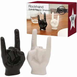 Winkee Rock Hand Salz und Pfefferstreuer aus Keramik
