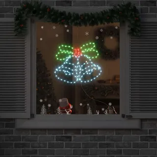 Weihnachtsglocke 144 LEDs Mehrfarbig 57 x 47,5 cm PVC