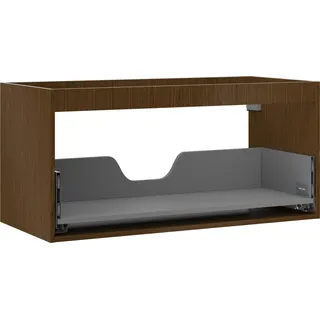 Mexen Box-A Korpus des Waschtischunterschranks 100 cm, 1 Schublade, Nussbaum - 91AX0-1000-470-1-86