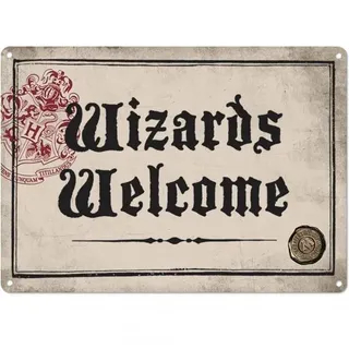 Half Moon Bay - Tin Sign - Harry Potter (Wizards Welcome)