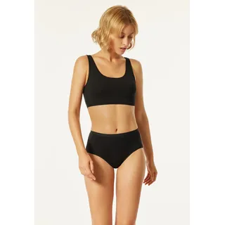 SCHIESSER Midi Slip 3 St. Schwarz M