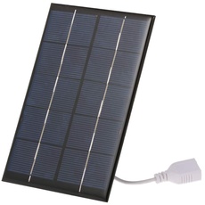 Decdeal Tragbares Solar Ladegerät 2W / 5V mit USB Anschluss Monokristallines Silikon Kompaktes Solarpanel Telefon Mobiltelefon Energienbank Ladegerät