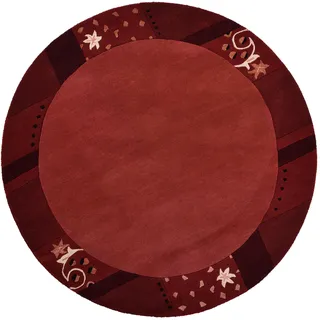 THEKO Wollteppich »Royal Ganges« rot ¦ Wolle, ¦ Maße (cm): B: 200 H: 1,3