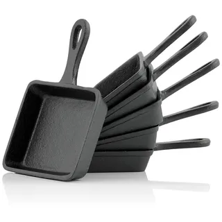 BBQ-Toro Raclettepfännchen 12,5 x 18 cm Gusseisen schwarz