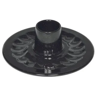 RIESS Riess, 0487-022, Rohrboden 26cm PROFIBÄCKER, CLASSIC- BACKFORMEN, Durchmesser 26 cm, Emaille, schwarz