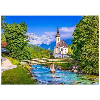 ENJOY-1323 - Kleine Kirche in Ramsau, Deutschland, Puzzle, 1000 Teile