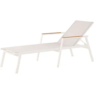 BEST Freizeitmöbel Paros Sonnenliege 196 x 76 x 36 cm Beige