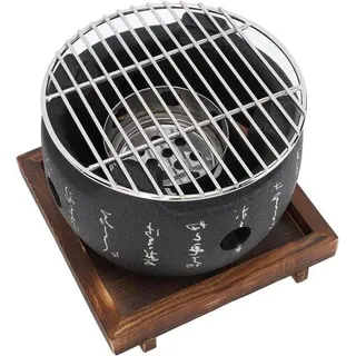Portable Rundes Design Gasgrill für Haushaltsgrillen - 2 Größen verfügbar (S)