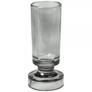 broste Copenhagen Petra Vase, Glas, grau, 14cm