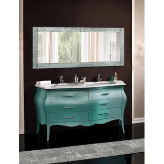 Set Unterspülschrank Spiegel Design Luxus Tisch Spiegel Shrank Möbel Neu - Grün