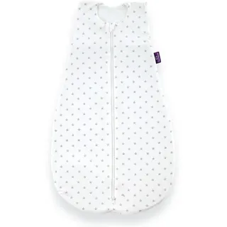 Träumeland Sommerschlafsack LIEBMICH, Sternchen grau, Größe 90 cm