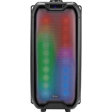Tracer Tower LED TWS BLUETOOTH speaker (8 h), Bluetooth Lautsprecher, Schwarz