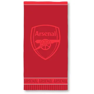 Arsenal Offiziell Lizenziertes Kinderhandtuch Football Club | Superweiches Tragegefühl | „Victorious“-Design | Perfekt für zu Hause, im Bad, am Strand und am Schwimmbad | Einheitsgröße 80 x 160 cm