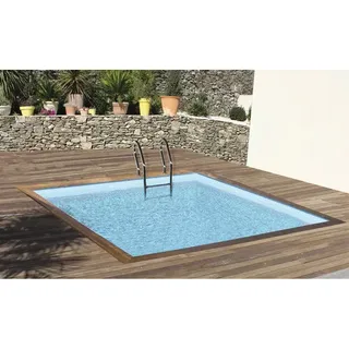 Aufstellpool Einbaupool Teileinbaupool Holzpool Gre 305 x 305 x 119 cm 7800 l ho