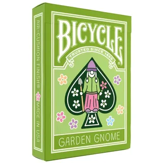 Cartamundi Deutschland Bicycle Garden GNOME (Gartenzwerg) - 54 Spielkarten (inkl. 2 Joker)