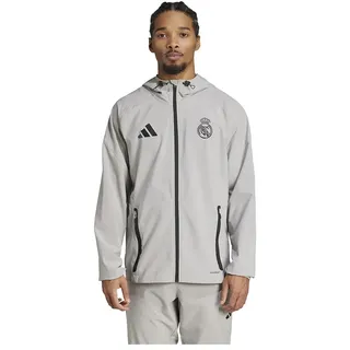 Adidas Real Madrid Tiro 25/26 Competition Vis Tech Jacke - Team Mid Grey - XS