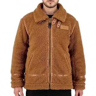 Alpha Industries B3 Teddy Jacke - Camel - S