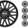 SPC1496BK Set Wheel Covers Roma 14-inch Black Pulgadas