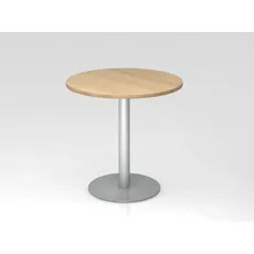 Bild Bistrotisch eiche 80,0 x 80,0 x 74,0 cm