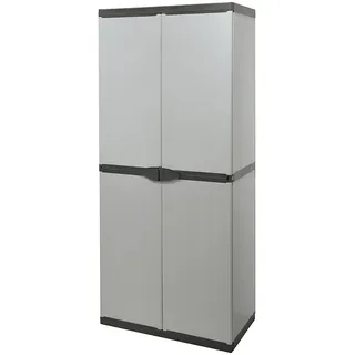 ARMADIO ALTO PORTASCOPE CON RIPIANI RESINA PVC BALCONE TERRAZZA 70X170 GIARDINO