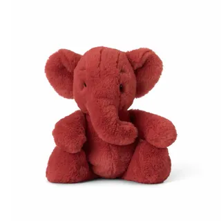 WWF Cub Club - Ebu der Elefant (rot, 29cm) Kuscheltier Stofftier für Kleinkinder Elephant
